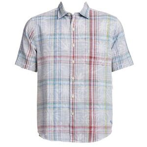 TOMMY BAHAMA Men's Multicolor Plaid Shirt XXL